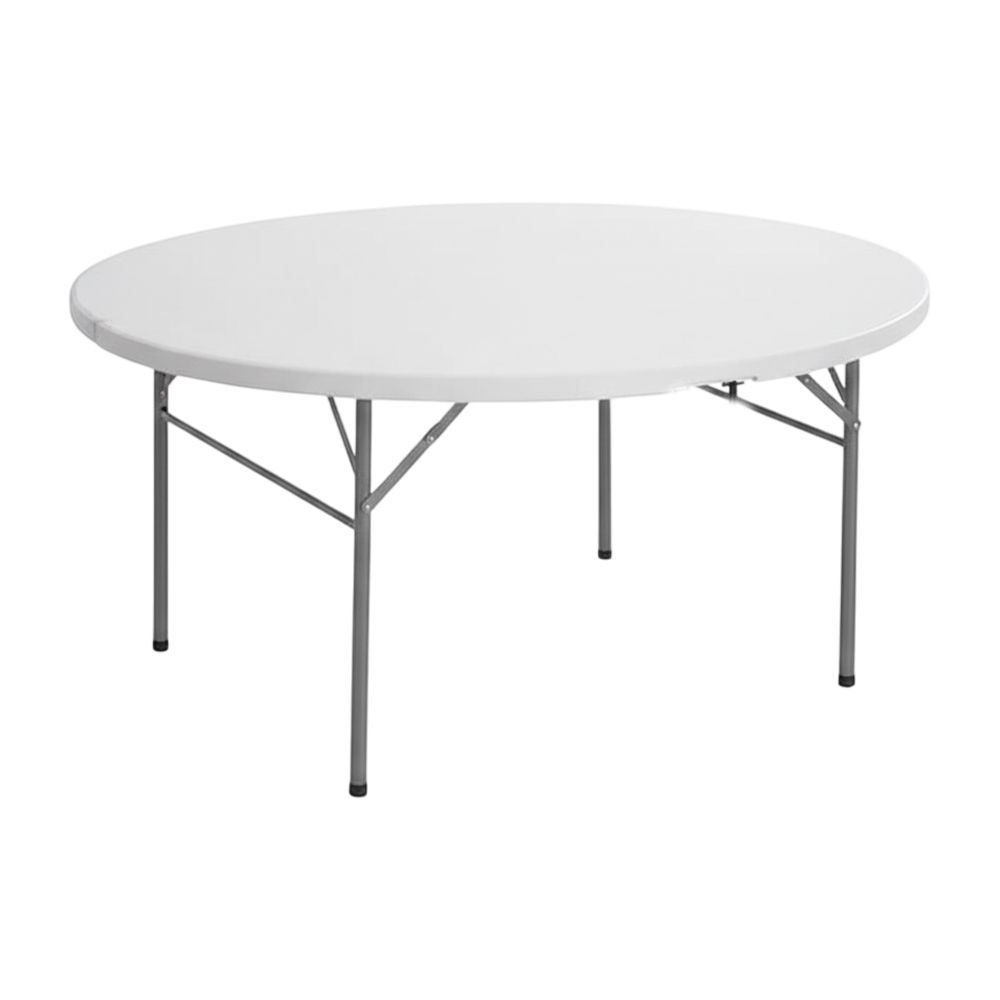 MESA PLASTICA T/GRANITE REDONDA 5FT BSL-R-152