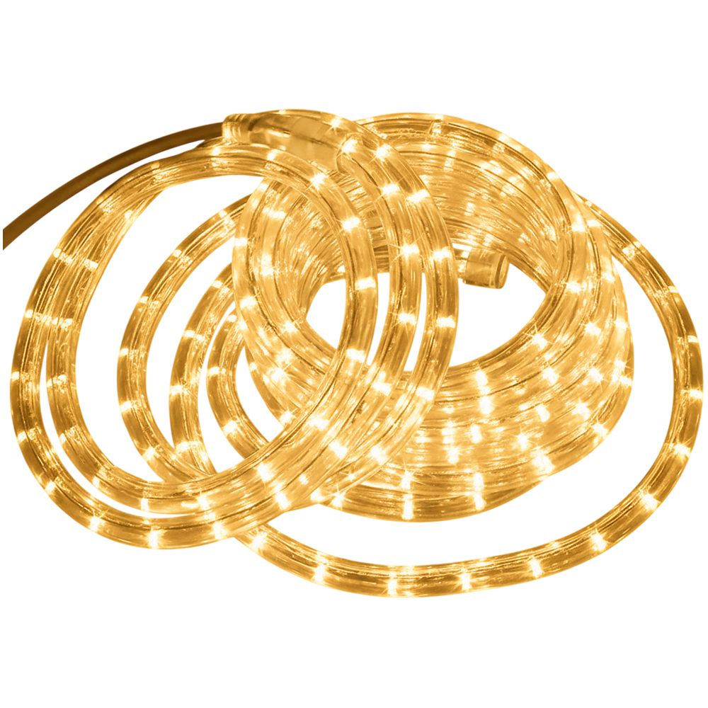 GUIA LED BLANCA CALIDA TIPO MANGUERA LISA 10 MTS LX-716C