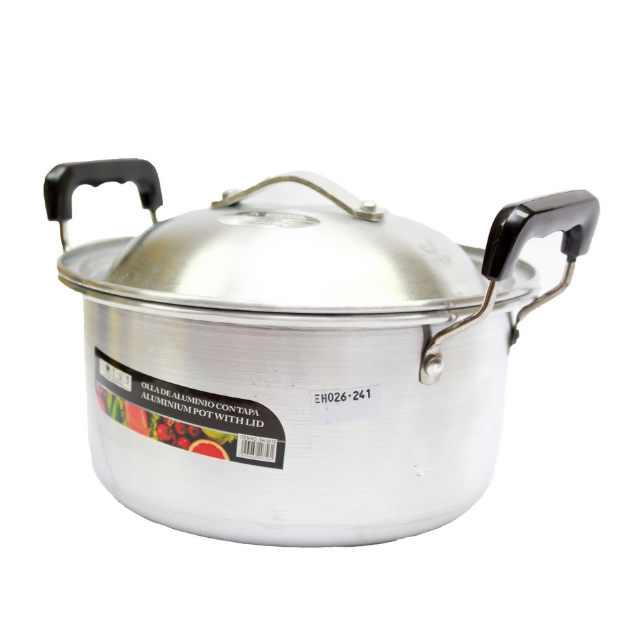 OLLA ALUMINIO CON TAPADERA 21CMS SH-0521