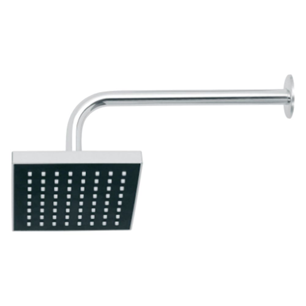 REGADERA CUADRADA 6 PULG C/NIPLE + CHAPETON S-8315H