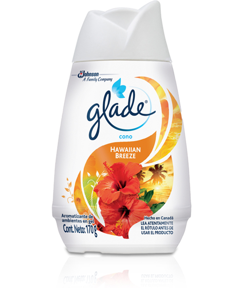AROMATIZANTE GLADE HAWAIIAN BREEZE CONO GEL 170 GRS (DESC)