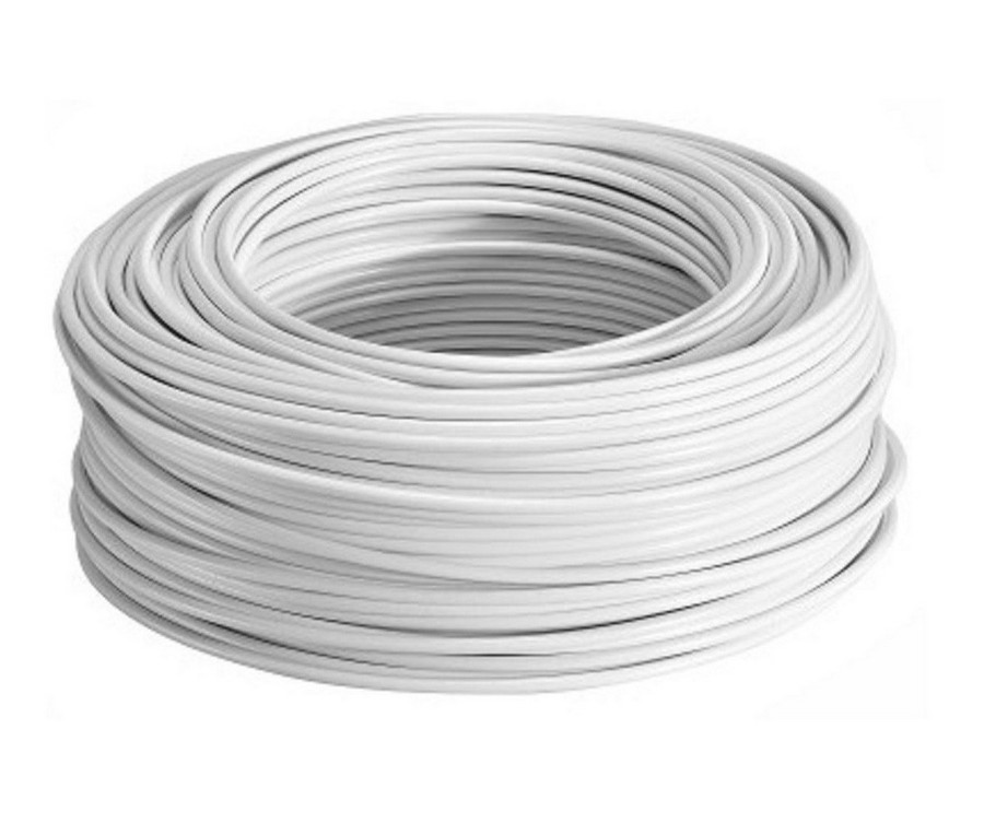 ALAMBRE SOLIDO THHN 10 BLANCO (1 CAJA=100 MTS)