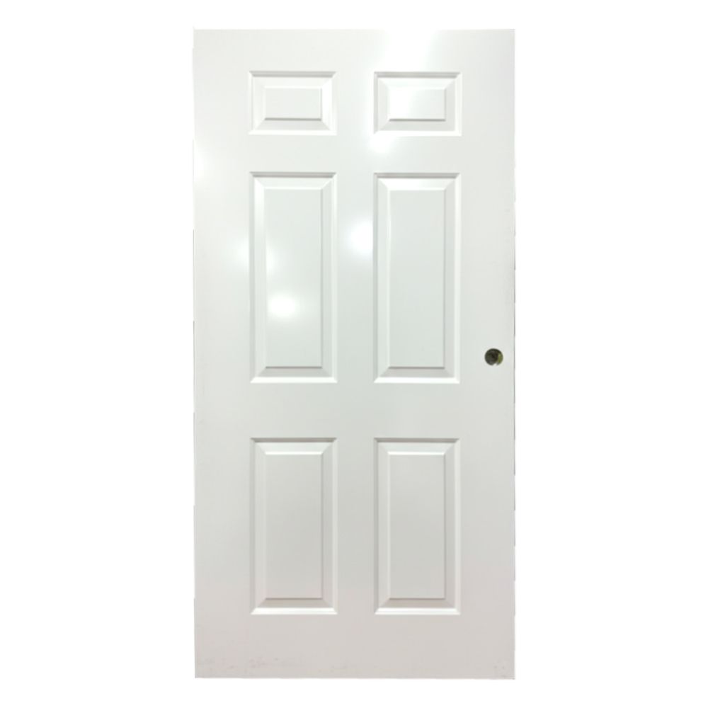 PUERTA METALICA INYECTADA 6 TABL. CLASICA 2X1 MTS. SIN MOCHETA HECASA