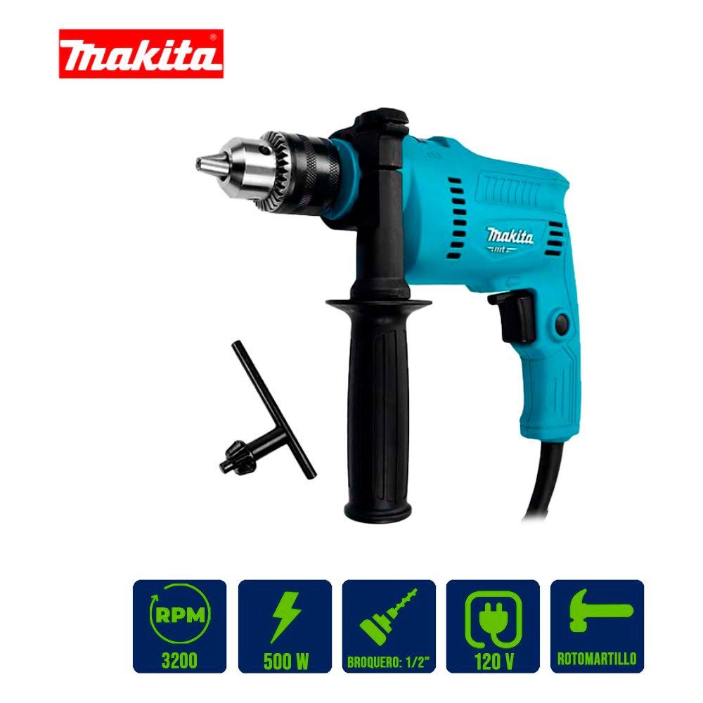 TALADRO MAKITA MT 1/2 PULG 500W MO801G