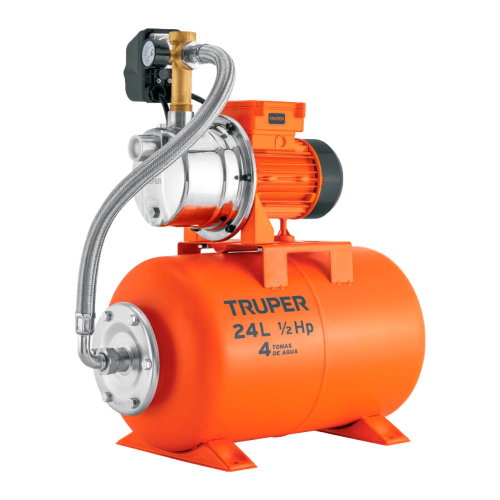 BOMBA PARA AGUA TRUPER 1/2HP CON CHIMBO 24LTS 10077
