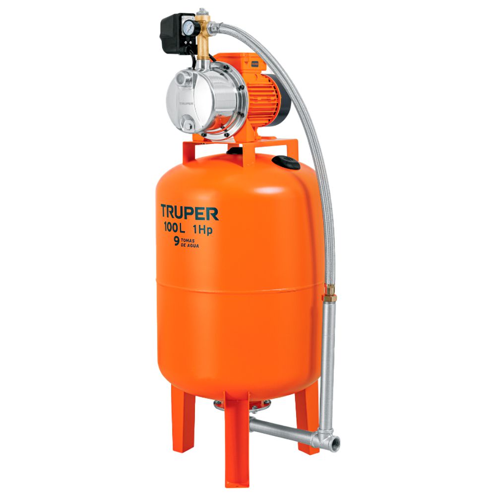 BOMBA P/AGUA TRUPER 1HP C/CHIMBO 100LTS 12255