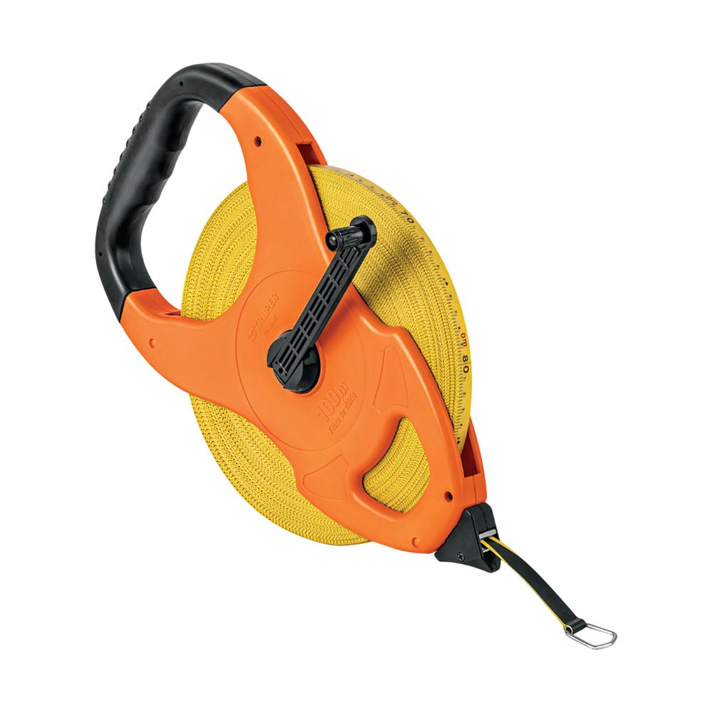 CINTA METRICA FIBRA DE VIDRIO HEAVY DUTY 100M-328PIES TRUPER 12645