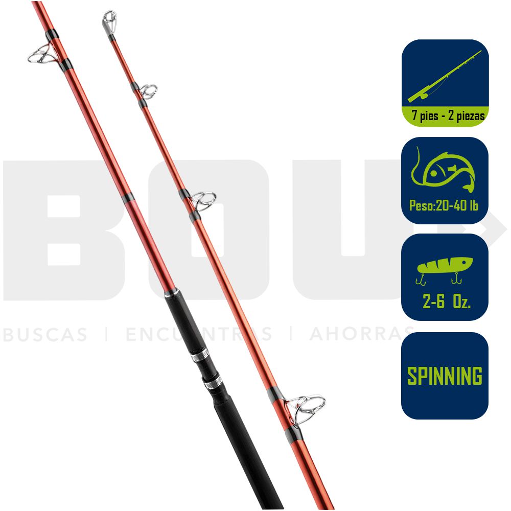 CAÑA PESCA SPINNING SOUTH BEND 7 PIES RPSTX-701