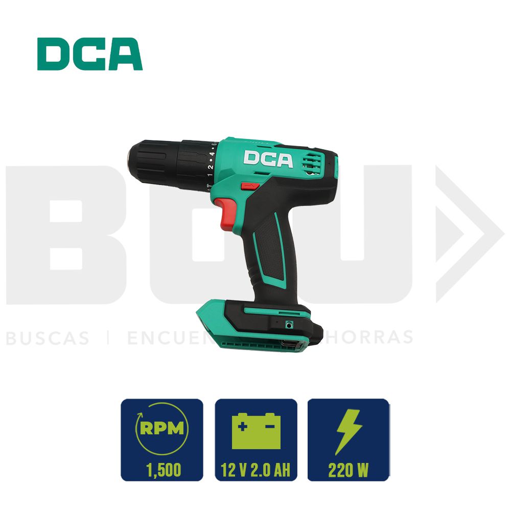 TALADRO PERCUTOR INAL. DCA 1/2PULG 220W 40NM 20V (2AHX2) ADJZ2035i13(TYPE AM)