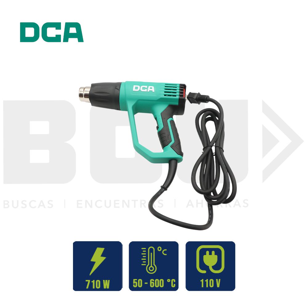 PISTOLA DE CALOR ELECT. DCA 1600W AQB03-1600