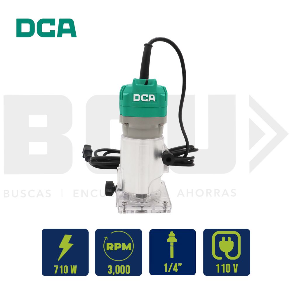 ROUTER ELECT. DCA 1/4PULG 550W AMP04-6