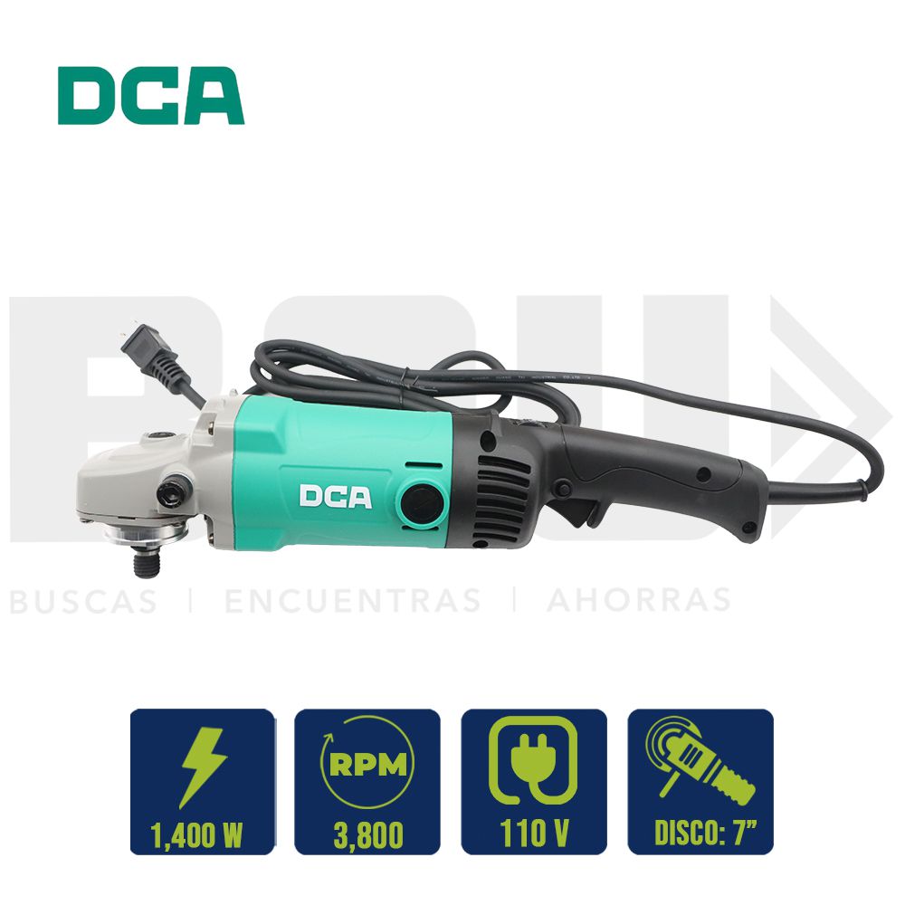 PULIDORA AUTO ELECT. DCA 7PULG 1400W ASP04-180