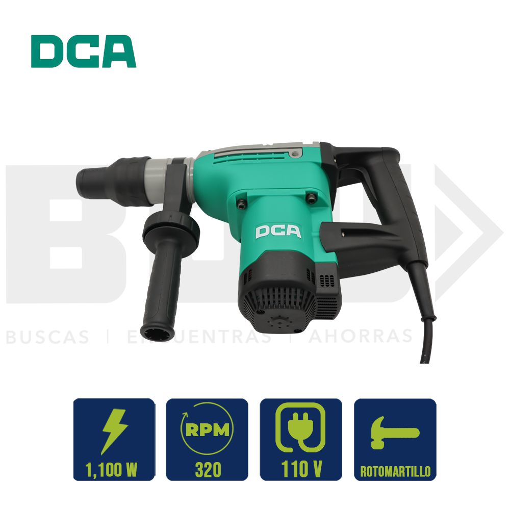ROTOMARTILLO SDS MAX ELECT. DCA 1100W 7.9J 6KG AZC03-38