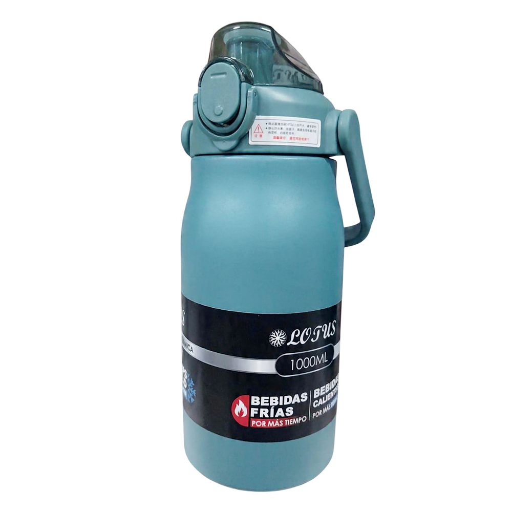 BOTELLA DE METAL CON PAJILLA 1000ML SV-VF680-SP