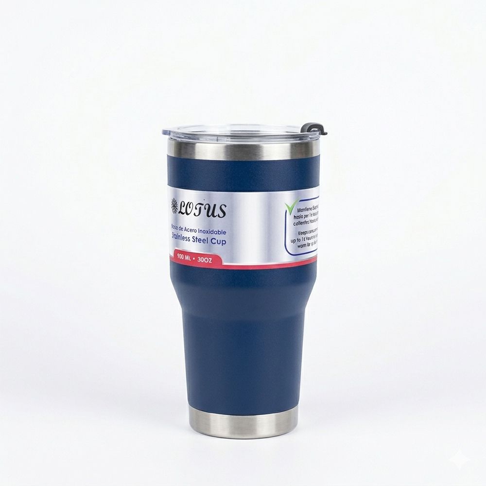 VASO TERMICO AZUL 30OZ SV-TH-787
