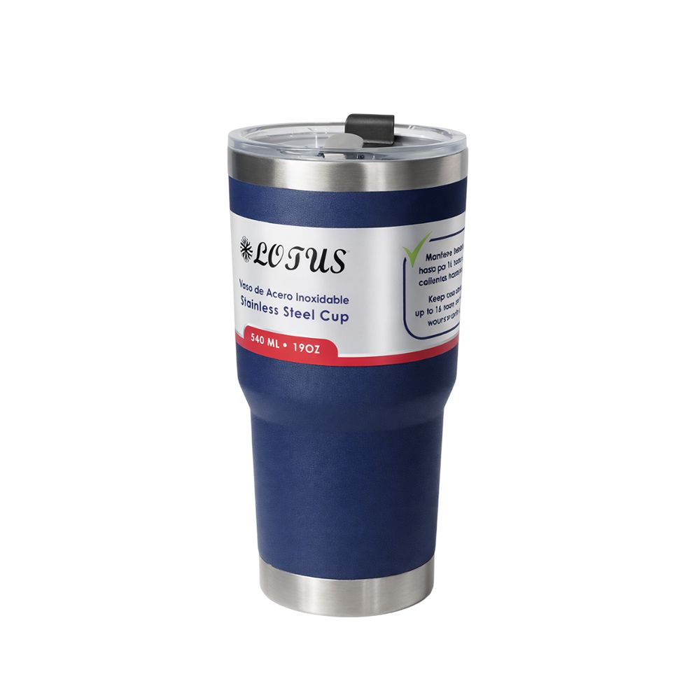 VASO TERMICO METAL AZUL NAVY SV-TH-595