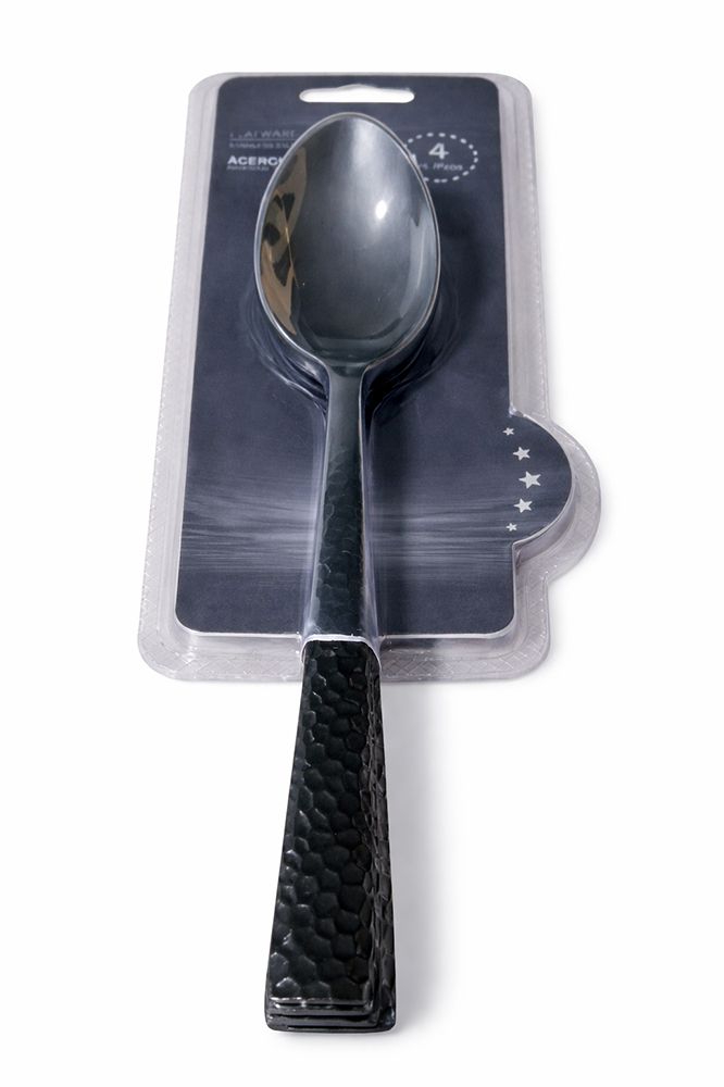 CUCHARA METAL PLATEADA 4PCS EP-4TS-BK30