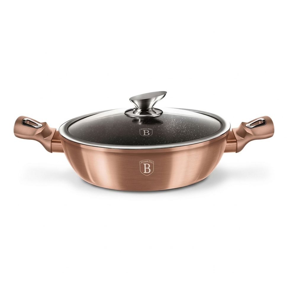 CACEROLA T/GRANITO ANTIADHERENTE C/TAPA 28CM 3.8L BH-1519N