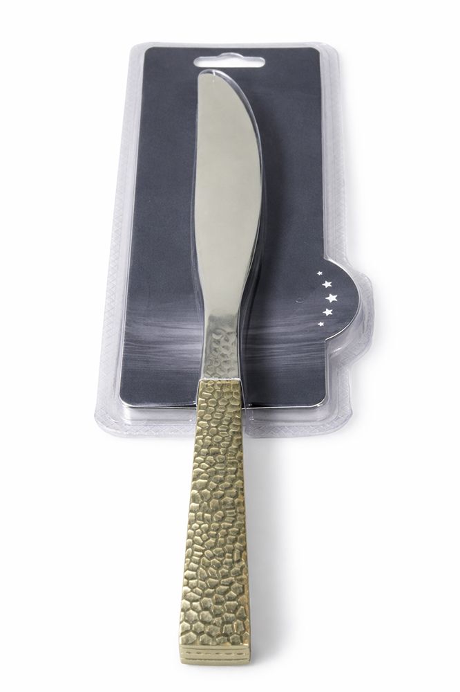 CUCHILLO METAL DORADO 4PCS EP-4KN-CP25