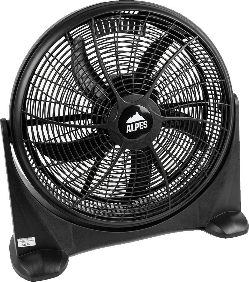 VENTILADOR DE PISO GRIS CON CONTROL 20 PULG APS-50-BLK