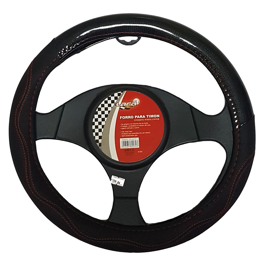 FORRO PARA TIMON AUTO NEGRO LF-4127-N (DESC)
