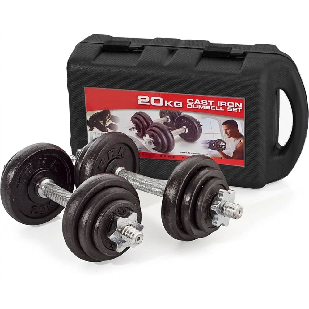 JUEGO DE MANCUERNA DE DISCO 20 KG HO-1389