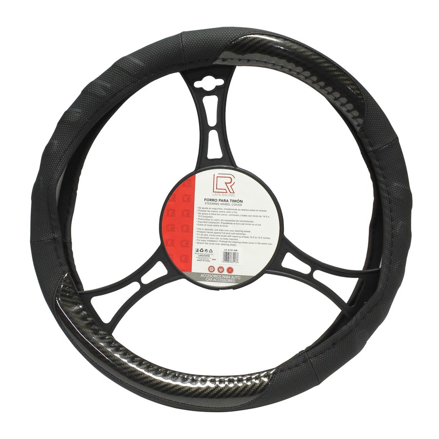 FORRO PARA TIMON AUTO NEGRO LF-4151-NN (DESC)