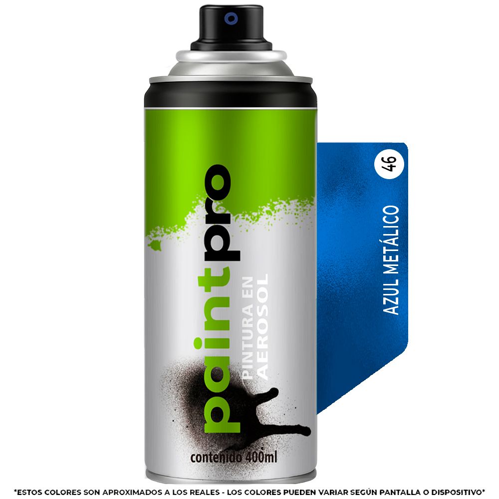 SPRAY PAINT PRO AZUL METALICO 46
