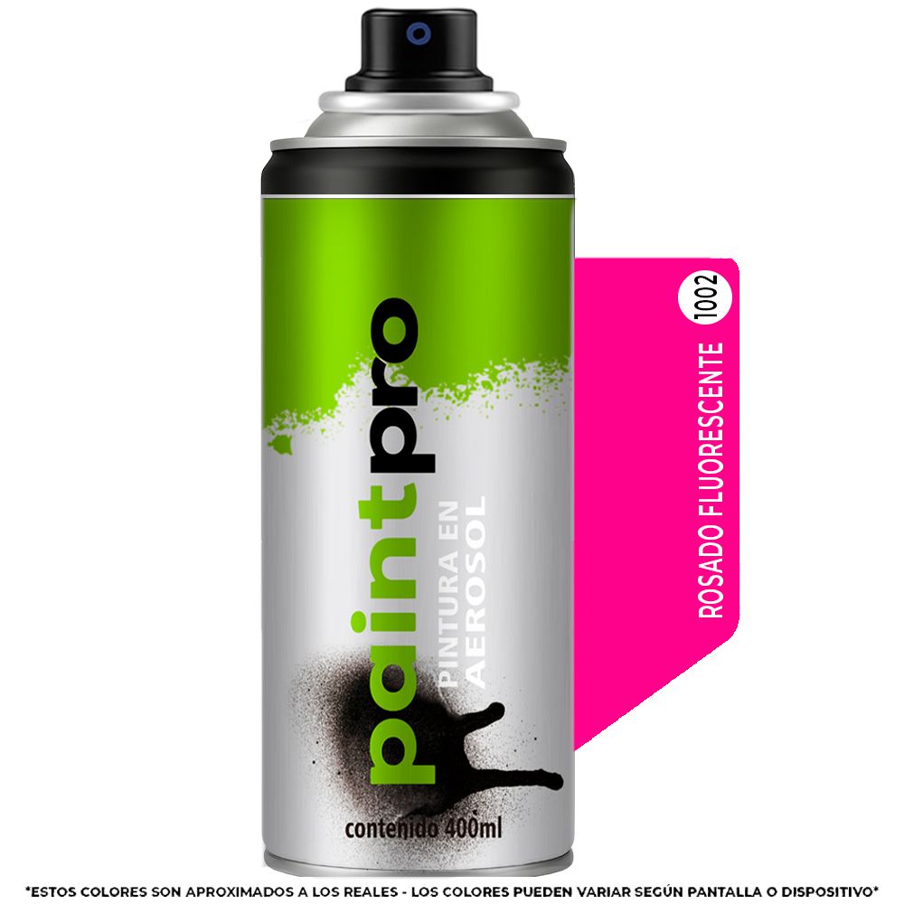SPRAY PAINT PRO FLUORESCENTE ROSADO 1002
