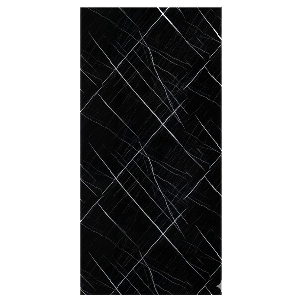 PANEL PVC MARMOL NEGRO CALACATTA KL8231 1.20MTX2.44MTX3MM (PIEZA)