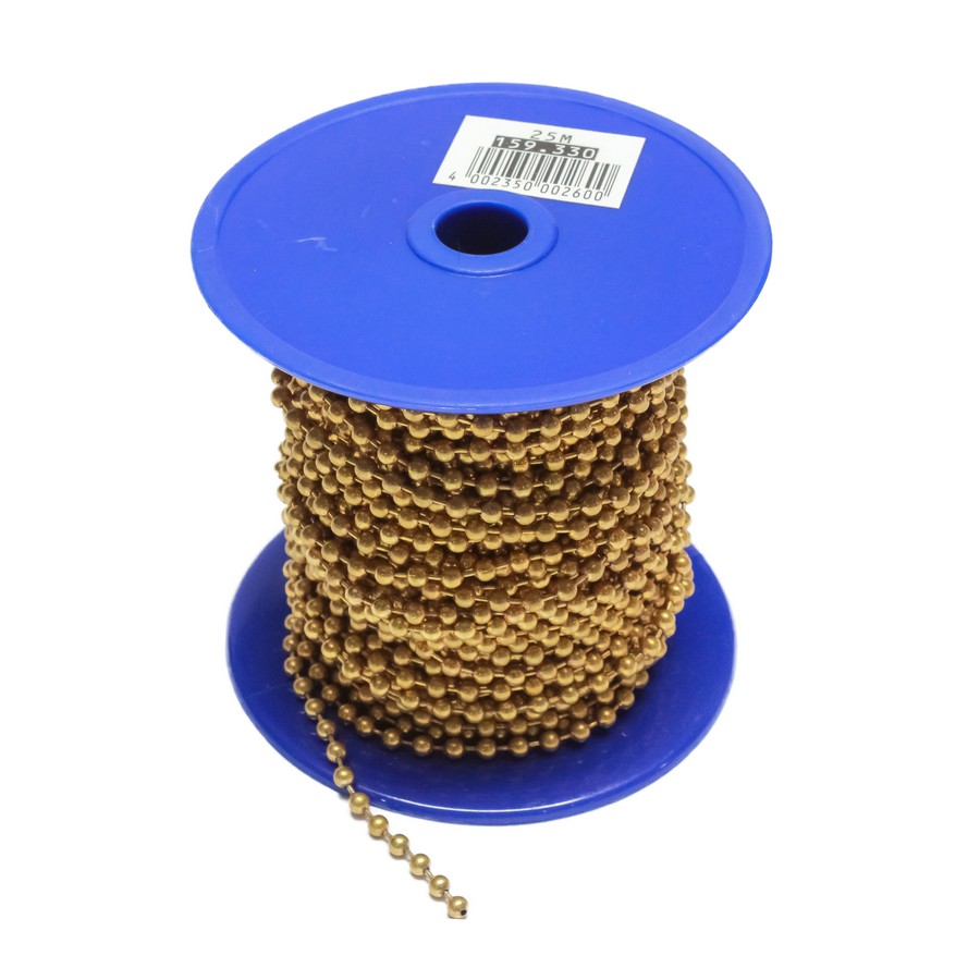 CADENA BOLA NIQUELADA 2.5 MM  (MTO.)