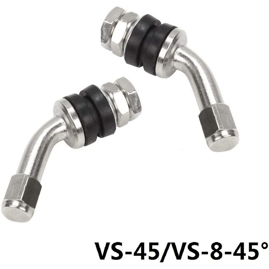 VALVULAS P/ LLANTAS TUB. DE MOTOS VS-8-45 (UNIDAD)