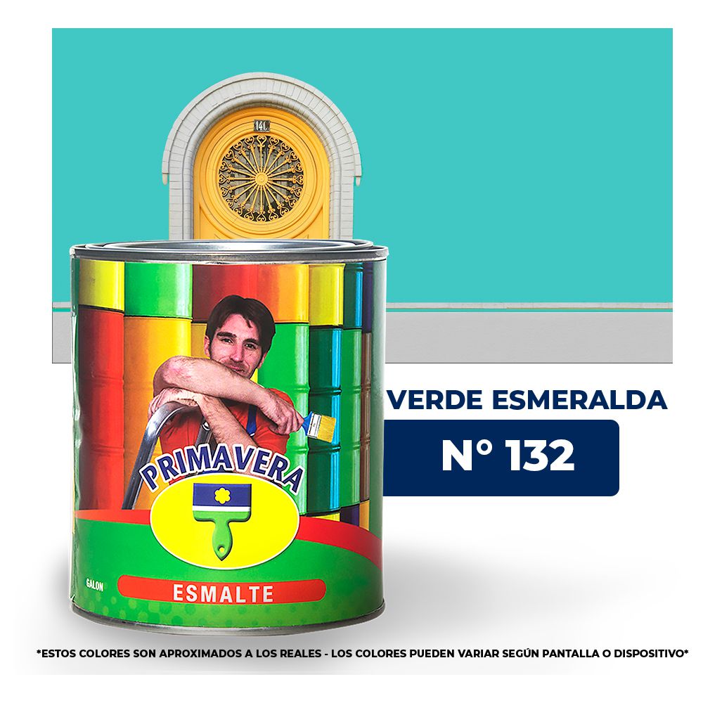 ACEITE PRIMAVERA  VERDE ESMERAL.  Nº 132 GALON (NC)