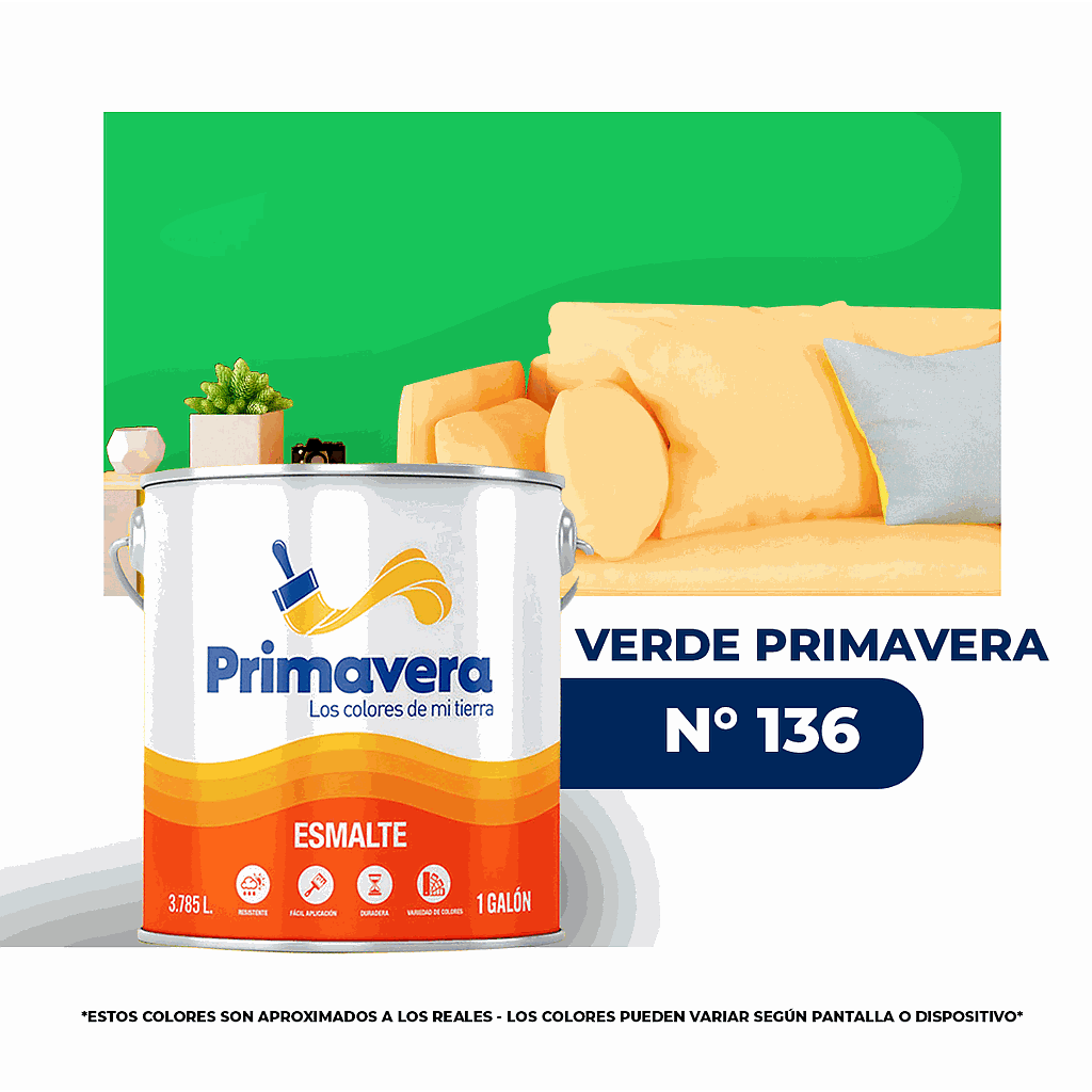 ACEITE PRIMAVERA  VERDE PRIMAV.  Nº 136 GALON