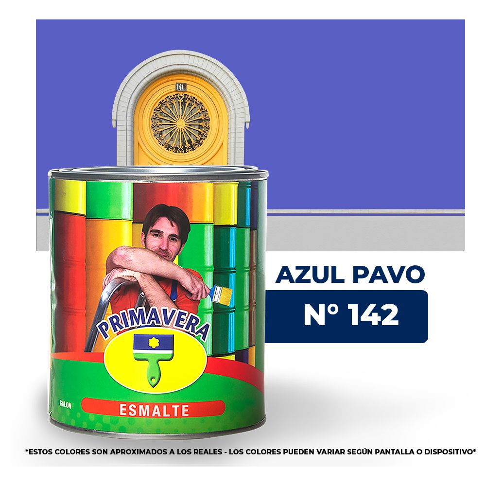 ACEITE PRIMAVERA  AZUL  PAVO Nº 142 GALON (NC)