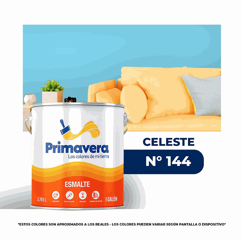 ACEITE PRIMAVERA  CELESTE  Nº 144 GALON