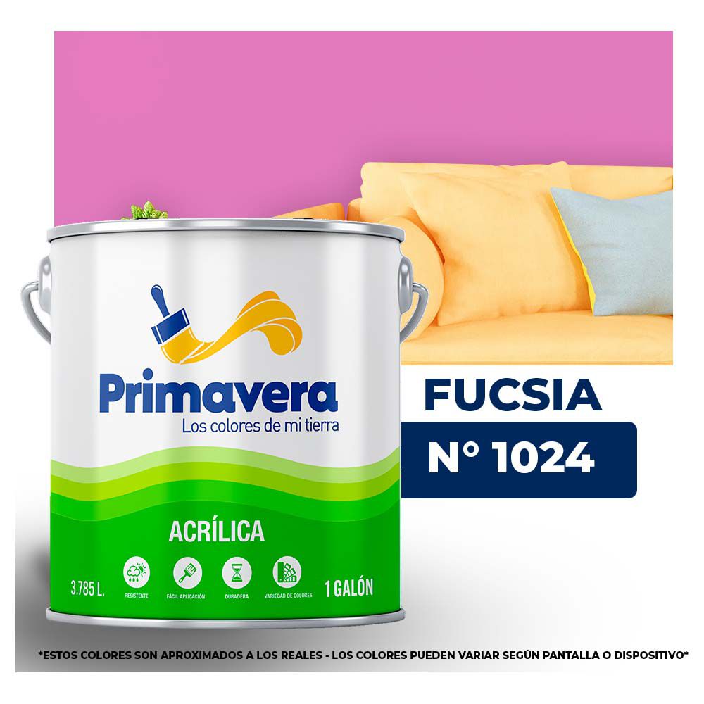 VINILICA  PRIMAVERA  FUCSIA  Nº 1024  GALON (DESC)