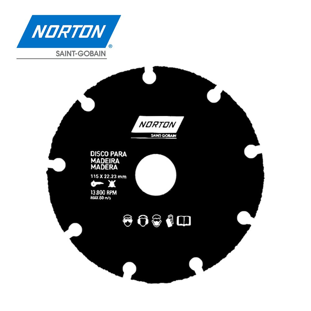 DISCO P/MADERA NORTON T41 4 1/2 X 1 MM X 7/8
