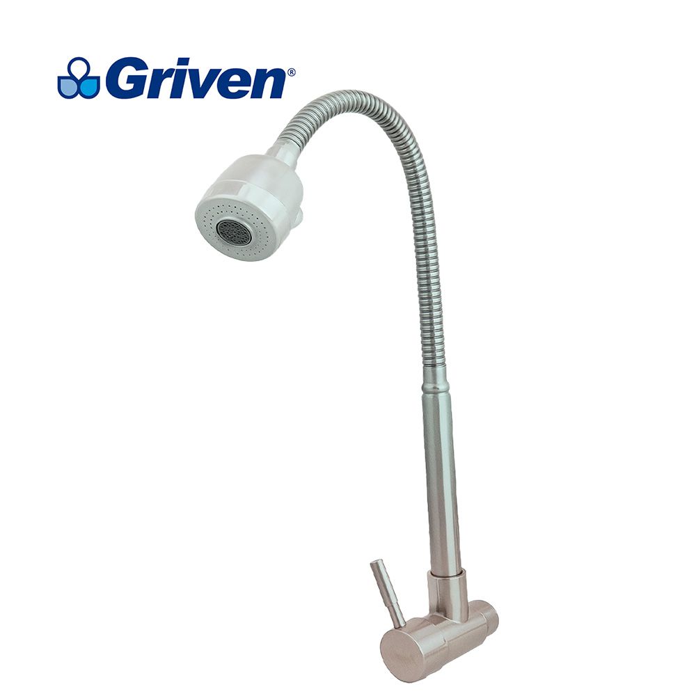 LLAVE FREGADERO GRIVEN CUELLO FLEXIBLE PARED GV-SSF-03