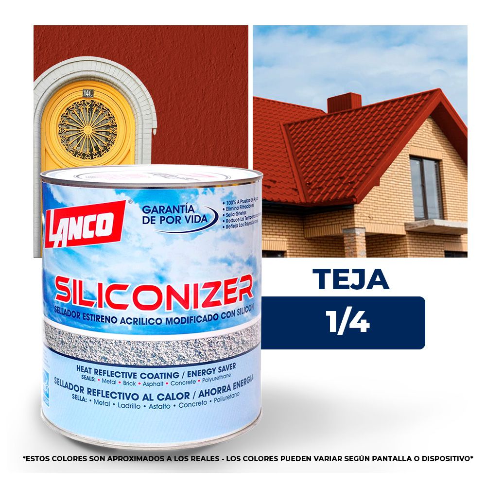 IMPERMEABILIZANTE SILICONIZER TEJA 1/4 LANCO RC-227-5