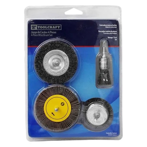 CEPILLOS PARA TALADRO KIT 4PCS 11577/TC5112