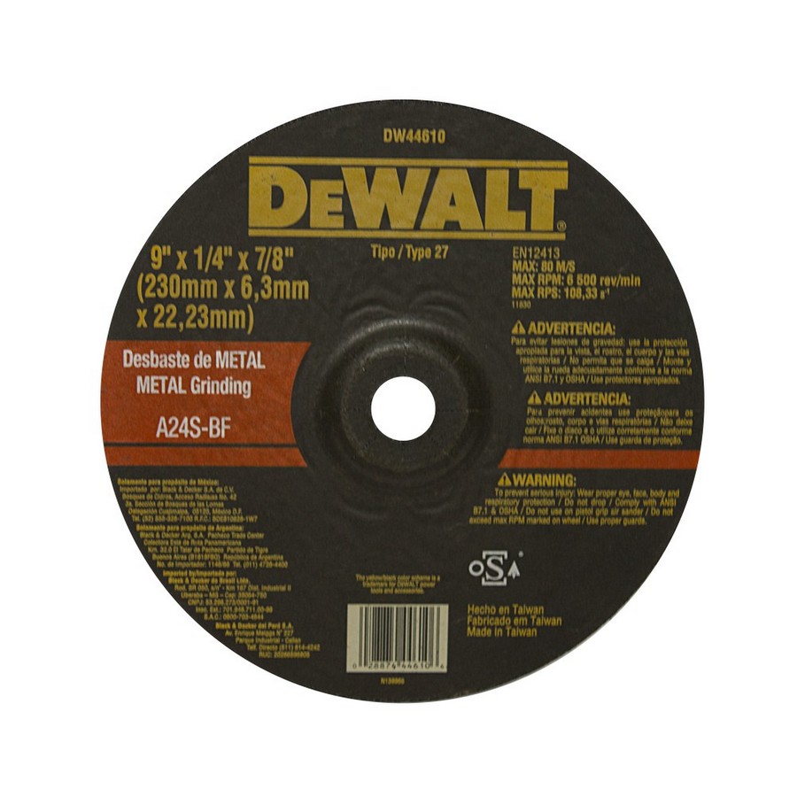 DISCO P/METAL DEWALT 4 1/2 PULG DW8424