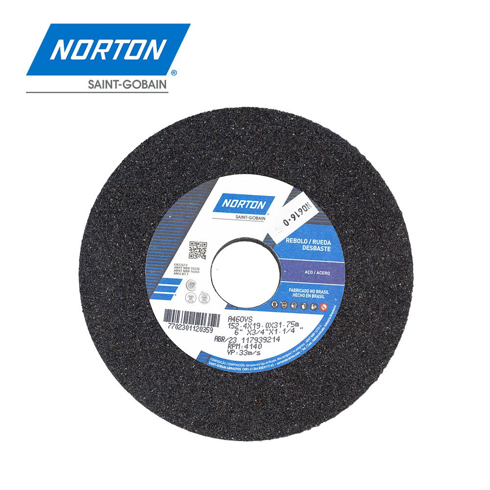 RUEDA ESM. NORTON  T1 6 X 3/4 X 1 1/4  A-46