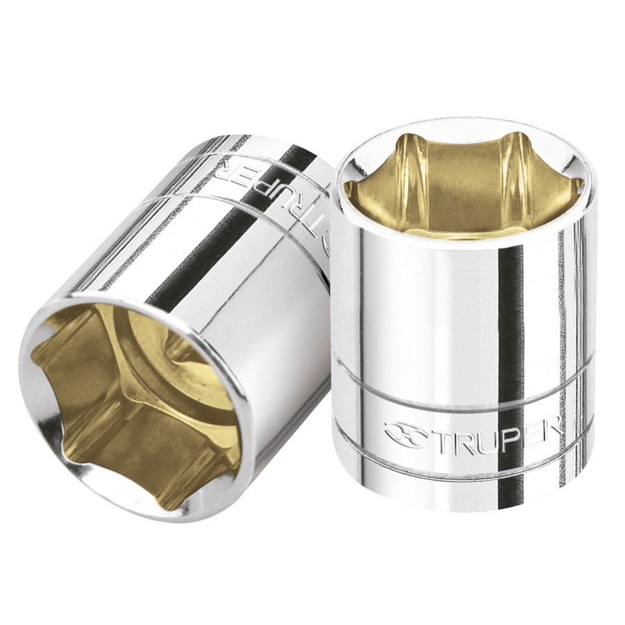 CUBO HEXAGONAL ACERO 1/2 X 17MM TRUPER 13267