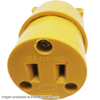 TOMA CTE. HEMBRA 15A 125V 4882