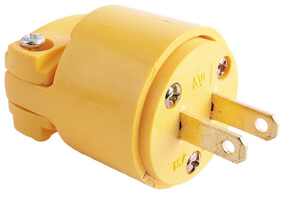 TOMA CTE. MACHO 15A 125V 4862