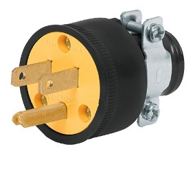 TOMA CTE. MACHO POL. 20A 125V 1707
