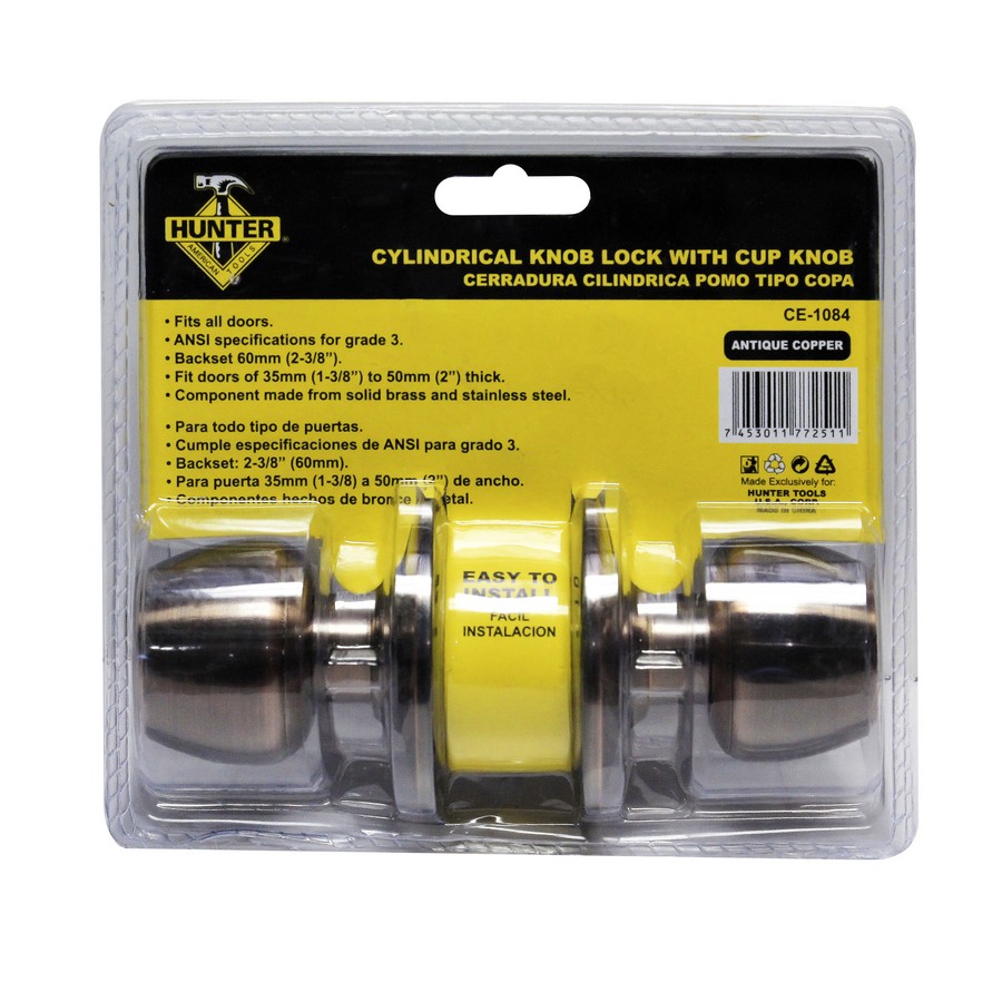 CERRADURA HUNTER C/LLAVE CE-1084 AC (NC)