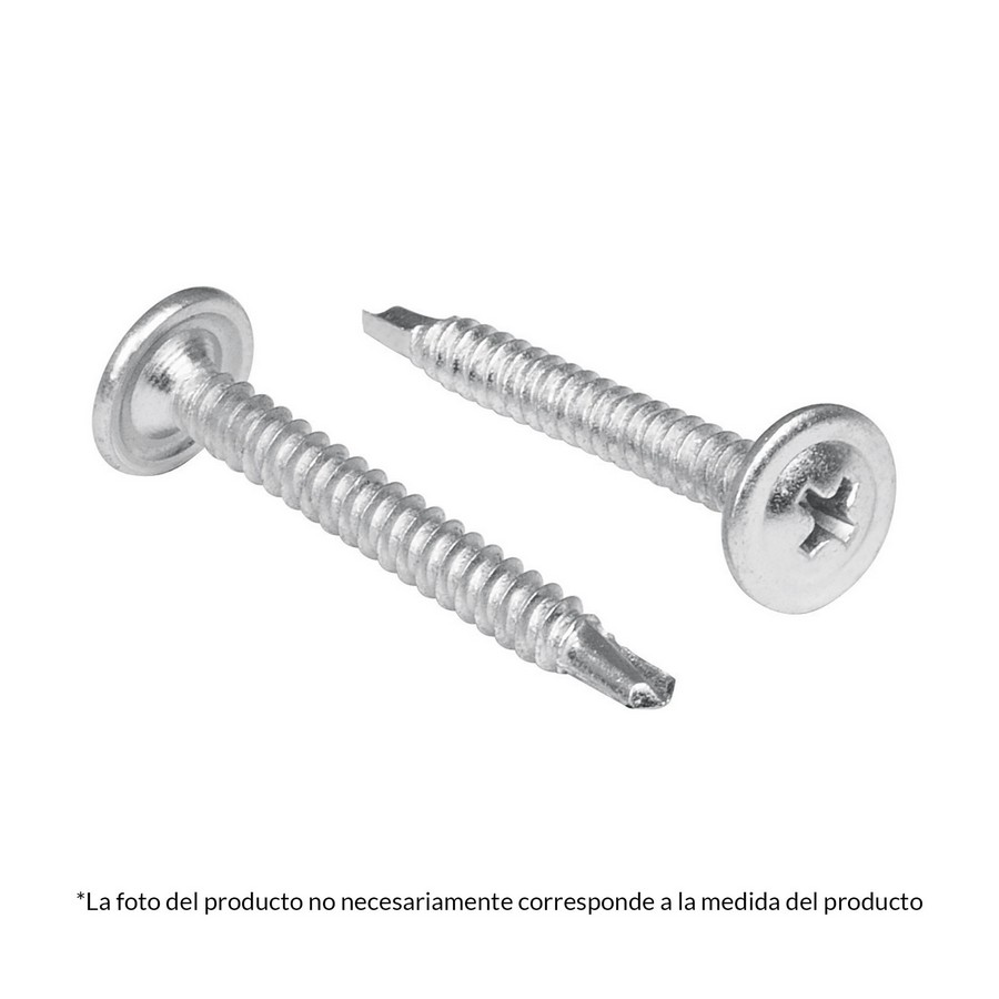 TORNILLO CAB. CRUZ PTA. BROCA GALV. 1-1/4 PULG. (CIENTO) TRUPER/FIERO 44648