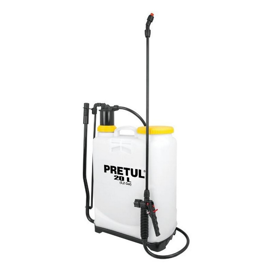 BOMBA P/FUMIGAR TIPO MOCHILA 20 LT. 44PSI TRUPER/PRETUL 24588
